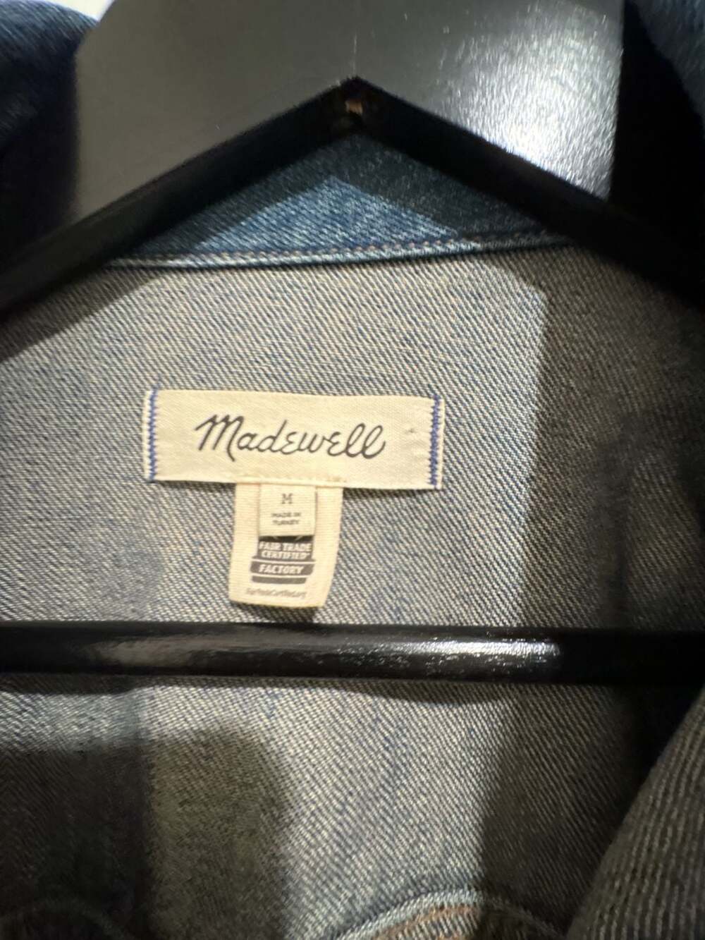Madewell Classic Denim Jean Jacket Medium Wash Size M - Picture 3 of 13